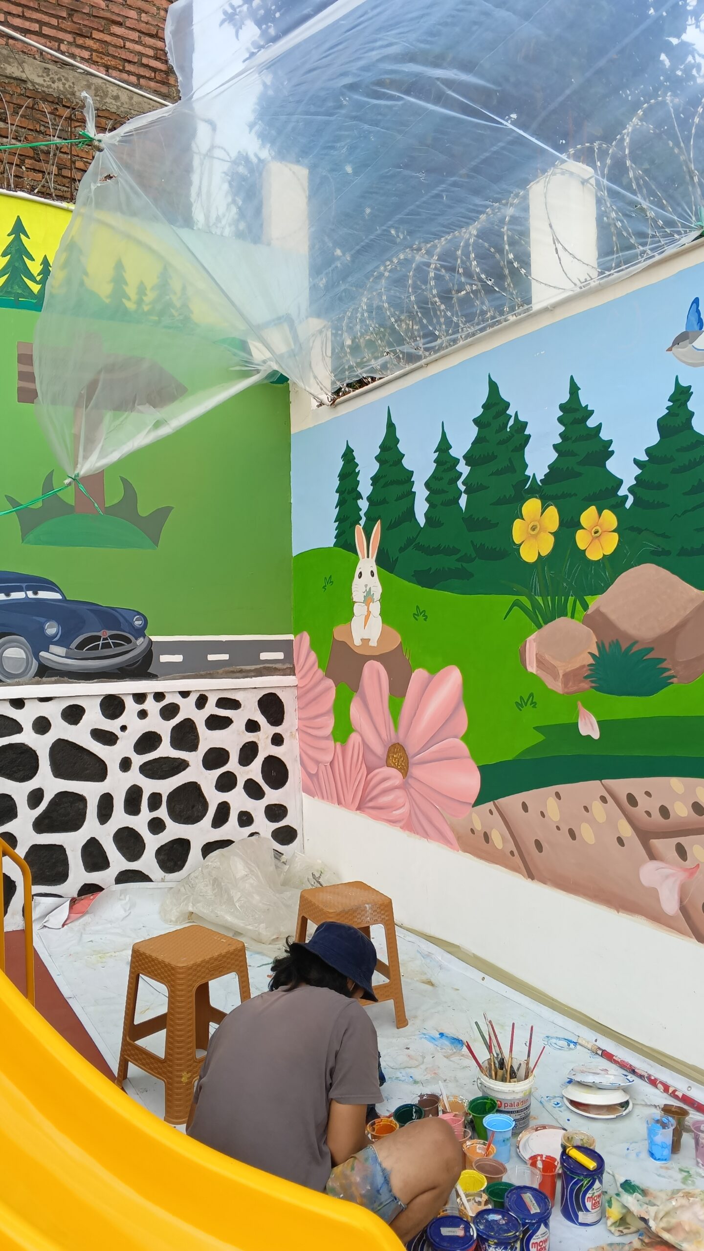 Playful Fantasy Kids Interactive Wall