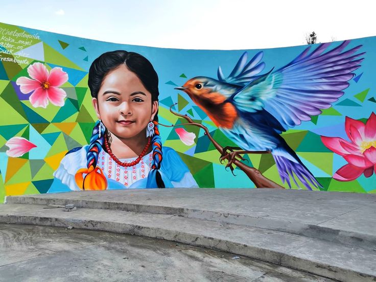 Tropical Rainforest & Wildlife Realist Mural