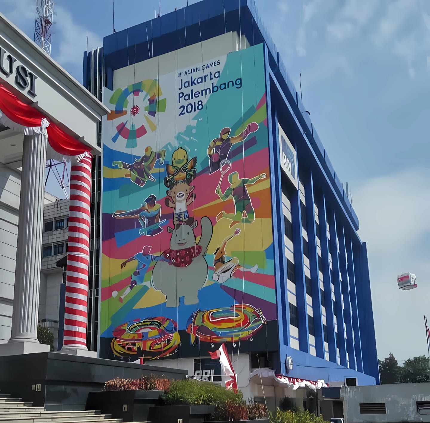 Asian Games 2018 Mega-Building Mural